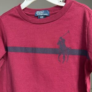 Polo by Ralph Lauren Kids Burgundy Polo
